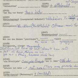 Western questionnaire, answ...