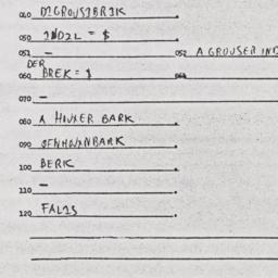Eastern questionnaire, answ...