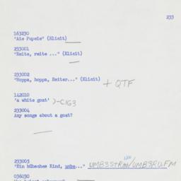 Western questionnaire, answ...