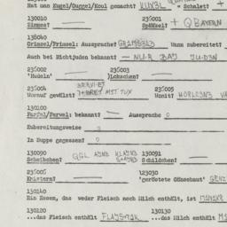 Western questionnaire, answ...