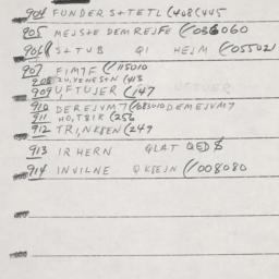 Eastern questionnaire, answ...