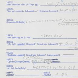 Western questionnaire, answ...
