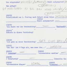 Western questionnaire, answ...