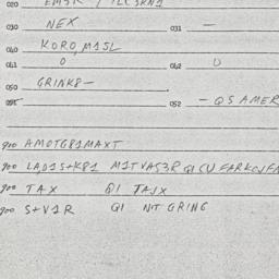 Eastern questionnaire, answ...