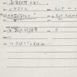 Eastern questionnaire, answ...