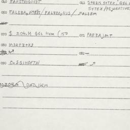 Eastern questionnaire, answ...