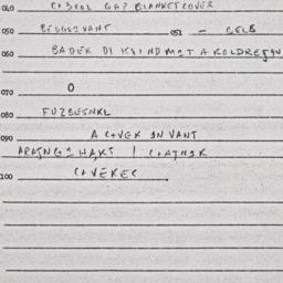 Eastern questionnaire, answ...