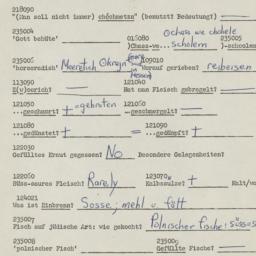 Western questionnaire, answ...