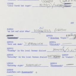 Western questionnaire, answ...
