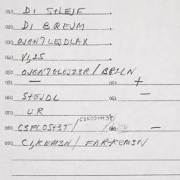 Eastern questionnaire, answ...