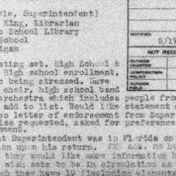 Carnegie Turn-Downs, Music ...