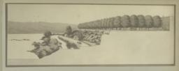 [Section through coast, showing canal, roadway and park]