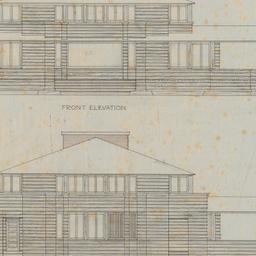 Working drawing #3: Front, ...