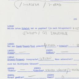 Western questionnaire, answ...
