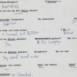 Western questionnaire, answ...