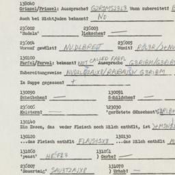 Western questionnaire, answ...