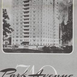 710 Park Avenue, Plan Of 14...