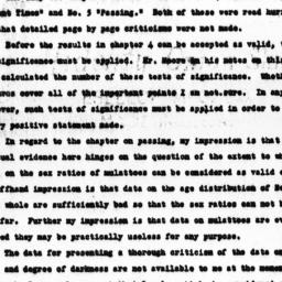 Comments from A.J. Jaffe on...
