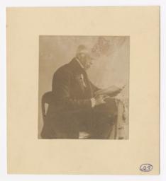 Nathaniel Fish Moore Seated Reading