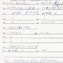 Eastern questionnaire, answ...