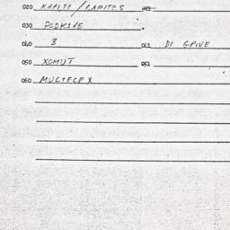 Eastern questionnaire, answ...