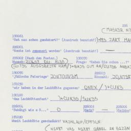 Western questionnaire, answ...