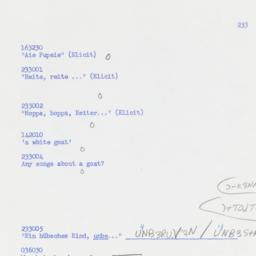 Western questionnaire, answ...
