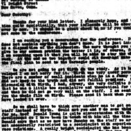 Letter from Gunnar Myrdal t...
