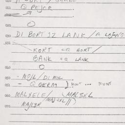 Eastern questionnaire, answ...