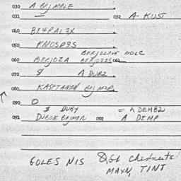 Eastern questionnaire, answ...