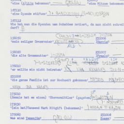Western questionnaire, answ...