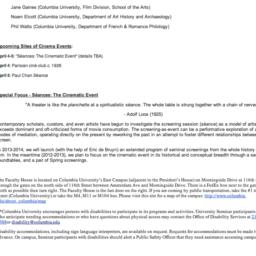 Announcements, 2013-03-14. ...