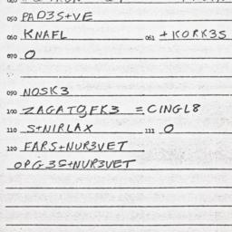 Eastern questionnaire, answ...