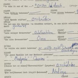 Western questionnaire, answ...