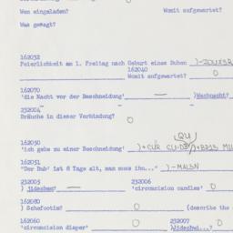 Western questionnaire, answ...