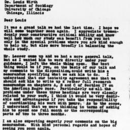 Letter from Gunnar Myrdal t...