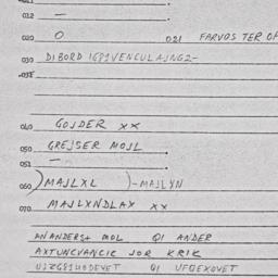 Eastern questionnaire, answ...