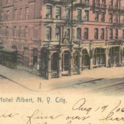 Hotel Albert, N.Y. City