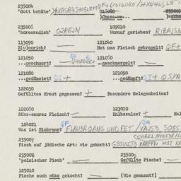 Western questionnaire, answ...