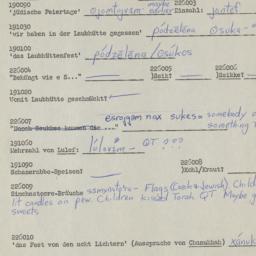 Western questionnaire, answ...
