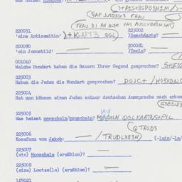 Western questionnaire, answ...