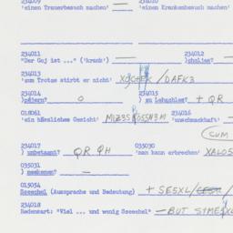 Western questionnaire, answ...