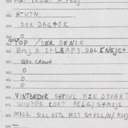 Eastern questionnaire, answ...