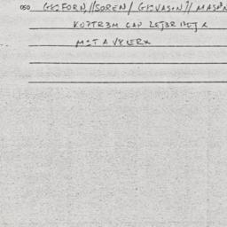 Eastern questionnaire, answ...