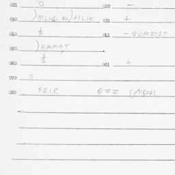 Eastern questionnaire, answ...