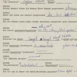 Western questionnaire, answ...