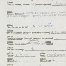 Western questionnaire, answ...