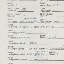 Western questionnaire, answ...