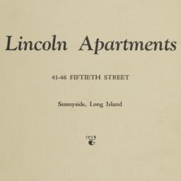 Lincoln Apartments, 41-46 5...