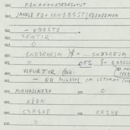Eastern questionnaire, answ...